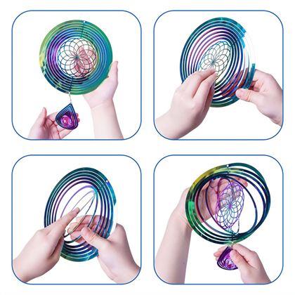 Obrazek z 3D dekoracja wiatrowa mandala