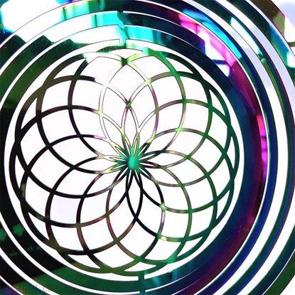 Obraz 3D dekoracja wiatrowa mandala