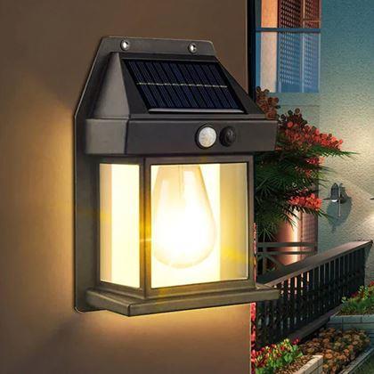 Obrazek z Ścienna lampa solarna z czujnikiem ruchu