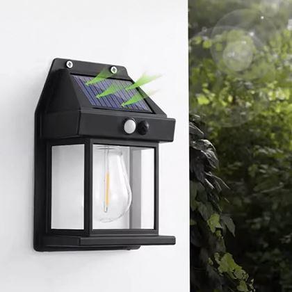 Obrazek z Ścienna lampa solarna z czujnikiem ruchu