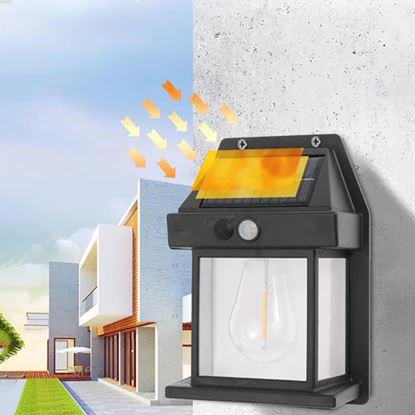 Obraz Ścienna lampa solarna z czujnikiem ruchu