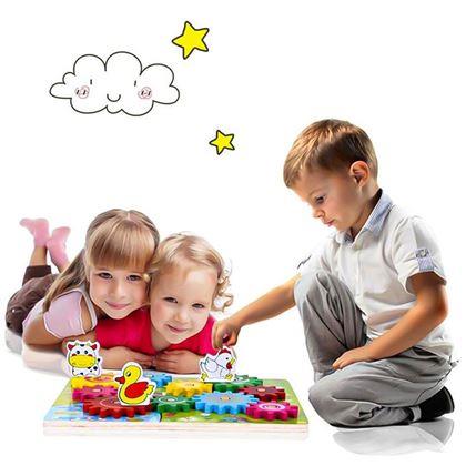 Obrazek z Zabawka edukacyjna - koła zębate