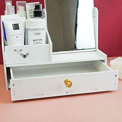 Obrazek z Organizer na kosmetyki z lusterkiem