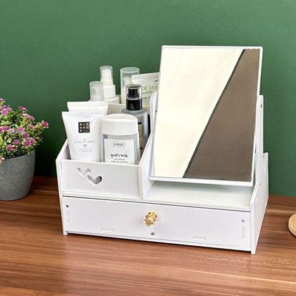Obrazek z Organizer na kosmetyki z lusterkiem