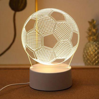 Obrazek z 3D lampka - piłka nożna
