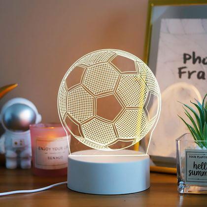 Obrazek z 3D lampka - piłka nożna