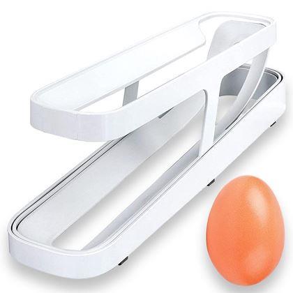 Obrazek z Dwupoziomowy pojemnik/organizer na jajka