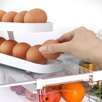Obrazek z Dwupoziomowy pojemnik/organizer na jajka