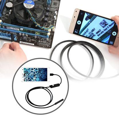 Obraz Endoskopowa kamera inspekcyjna VGA 640x480 microUSB/USB-A