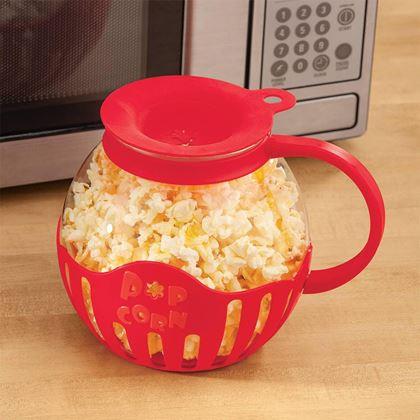 Obrazek z Szklany pojemnik do przygotowywania popcornu