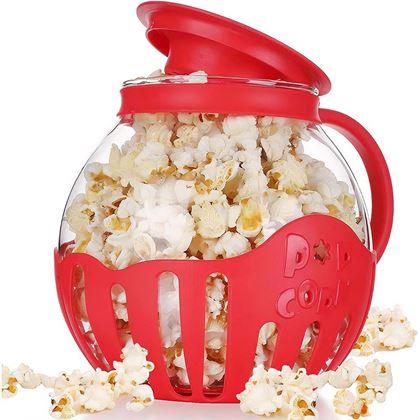 Obrazek z Szklany pojemnik do przygotowywania popcornu