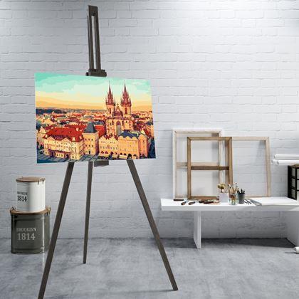 Obrazek z Malowanie po numerach, naciągnięte płótno na ramę - Plac Starego Miasta