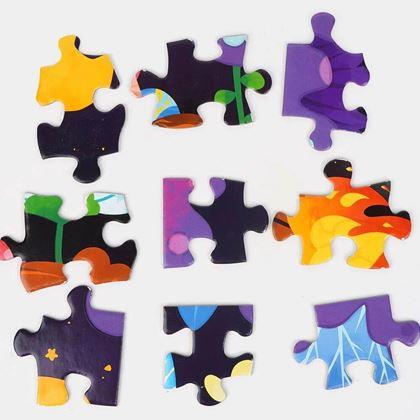 Obrazek z Świecące w ciemności puzzle dla dzieci 96 elementów - księżniczki