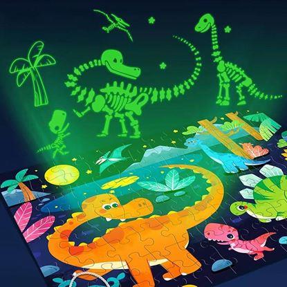 Obraz Świecące w ciemności puzzle dla dzieci 96 elementów