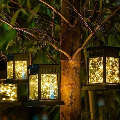 Obrazek z Wisząca lampa solarna LED