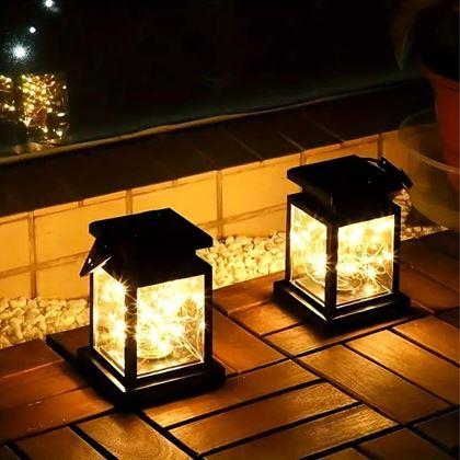 Obrazek z Wisząca lampa solarna LED