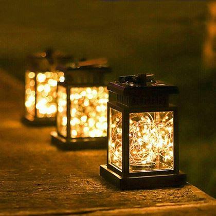 Obrazek z Wisząca lampa solarna LED