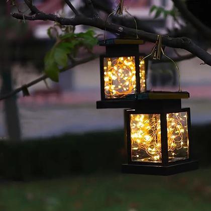 Obrazek z Wisząca lampa solarna LED