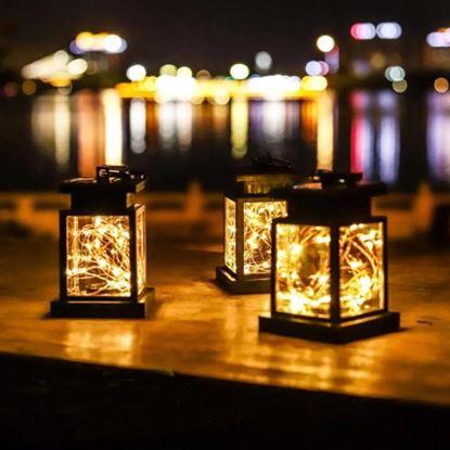 Obraz Wisząca lampa solarna LED