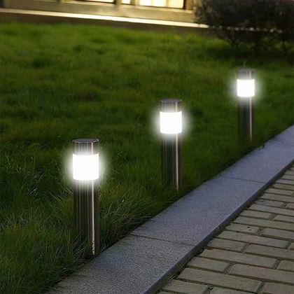 Obrazek z Solarne ogrodowe światło LED - słupek