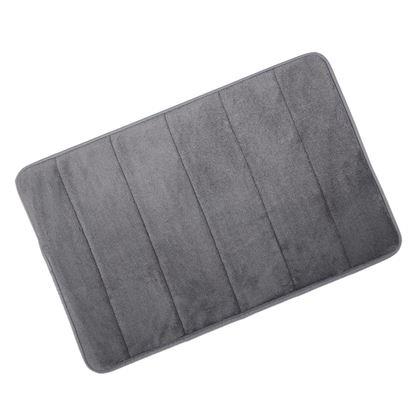 Obrazek z Antypoślizgowy dywanik łazienkowy 40 x 60 cm - szara