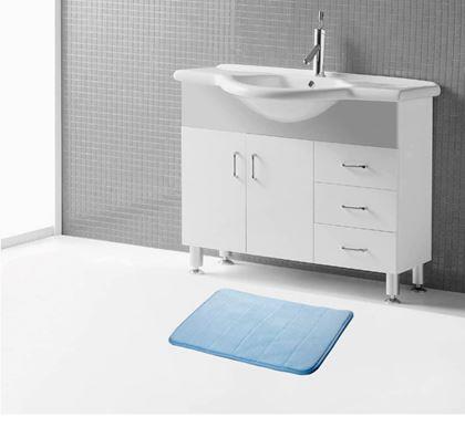 Obrazek z Antypoślizgowy dywanik łazienkowy 40 x 60 cm - niebieska