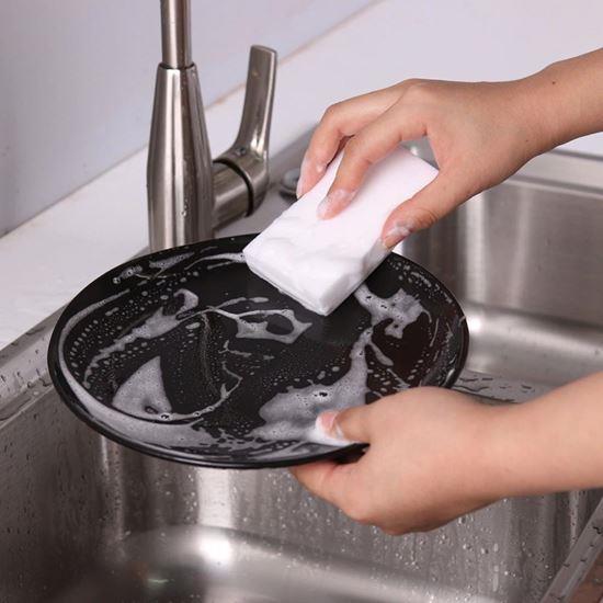 Obrazek z 10 szt. Melaminowe nano gąbki czyszczące