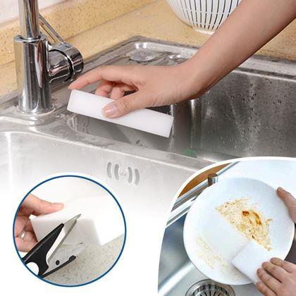 Obrazek z 10 szt. Melaminowe nano gąbki czyszczące