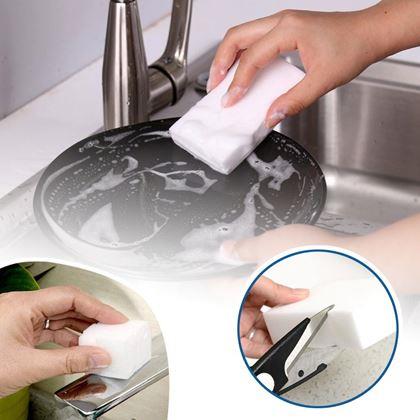 Obrazek z 10 szt. Melaminowe nano gąbki czyszczące