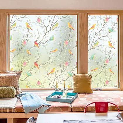 Obrazek z Folia dekoracyjna na okno  -  ptaszki