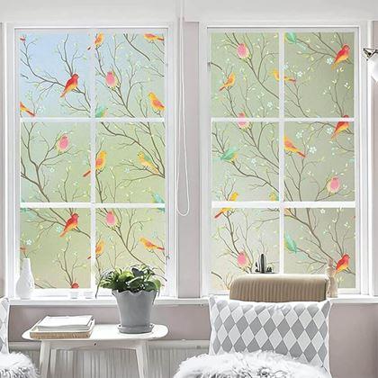 Obrazek z Folia dekoracyjna na okno  -  ptaszki