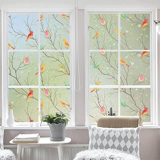 Obrazek z Folia dekoracyjna na okno  -  ptaszki