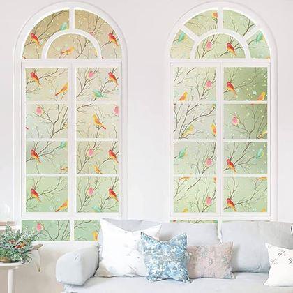 Obrazek z Folia dekoracyjna na okno  -  ptaszki