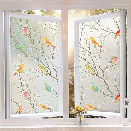 Obrazek z Folia dekoracyjna na okno  -  ptaszki