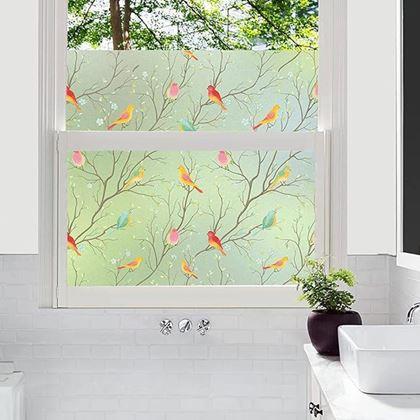 Obrazek z Folia dekoracyjna na okno  -  ptaszki