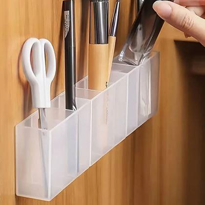 Obrazek z Organizer samoprzylepny z 3 przegródkami – przezroczysty