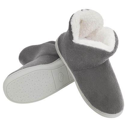 Obrazek z Wysokie ocieplane kapcie z futerkiem - 37-39