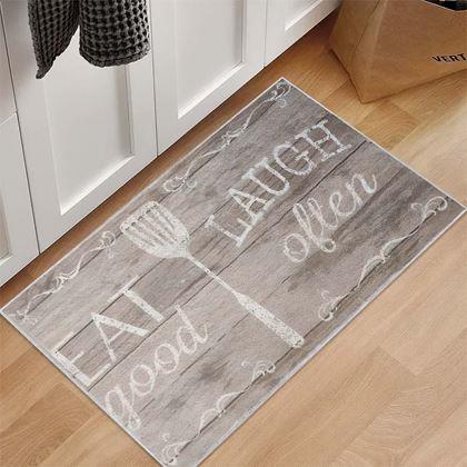 Obrazek z Uniwersalna mata 90x60 cm - Eat Good, Laugh Often