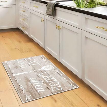 Obrazek z Mata antypoślizgowa 90x60 cm - Eat Good, Laugh Often