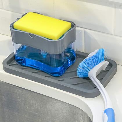 Obrazek z Dozownik na detergent z gąbką