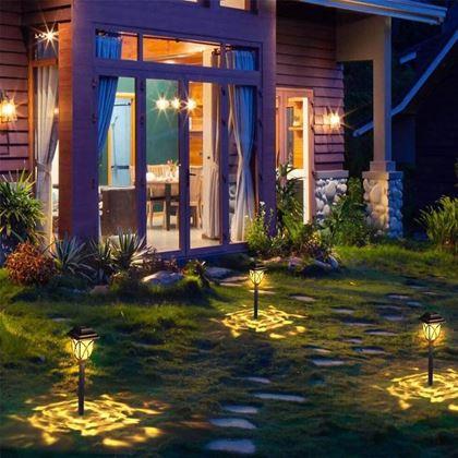 Obrazek z Zestaw 2 lamp solarnych LED do ogrodu