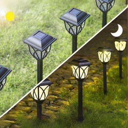 Obrazek z Zestaw 2 lamp solarnych LED do ogrodu