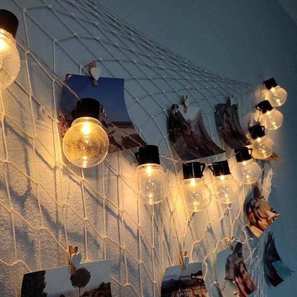 Obrazek z Łańcuch świetlny do wnętrz 1,5 m – 10 żarówek