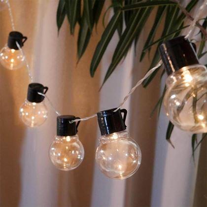 Obrazek z Łańcuch świetlny do wnętrz 1,5 m – 10 żarówek