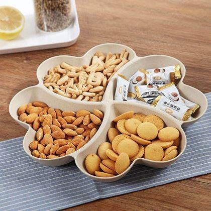 Obrazek z Dzielenna misa do serwowania – 4 przegródki