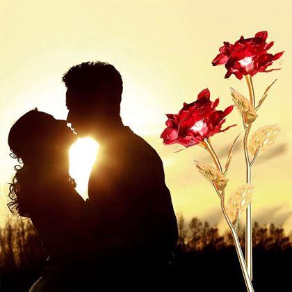 Obrazek z Wieczna róża w opakowaniu prezentowym