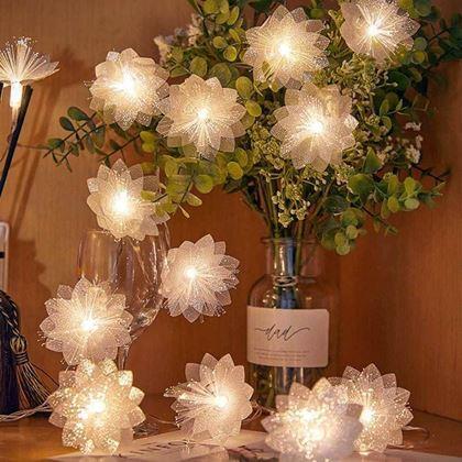 Obrazek z Girlanda LED - kwiaty