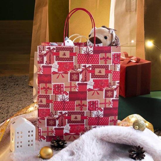 Obrazek z Torba świąteczna - rozmiar M - prezenty