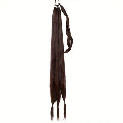 Obrazek z Doczepiany warkocz do włosów 85 cm -  brązowy