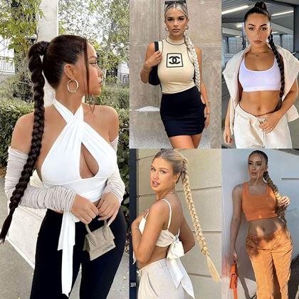 Obrazek z Doczepiany warkocz do włosów 85 cm -  blond